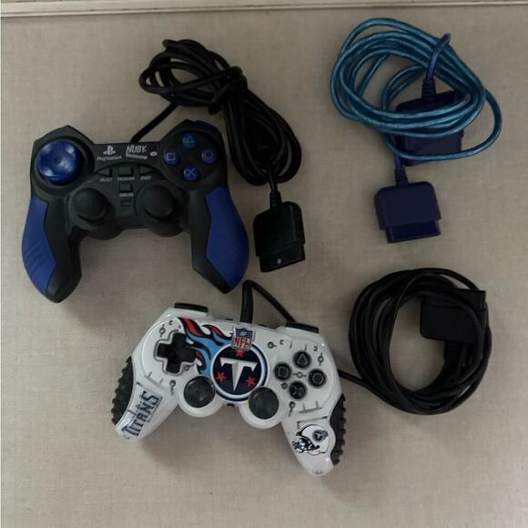 Vintage PS2 SET - NUBY 4296 Decimator PRO, Tennessee Titans, extension cord - Picture 1 of 15